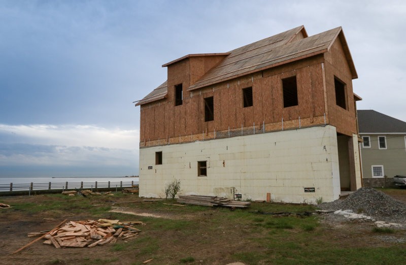 Rebuilding home after Sandy
