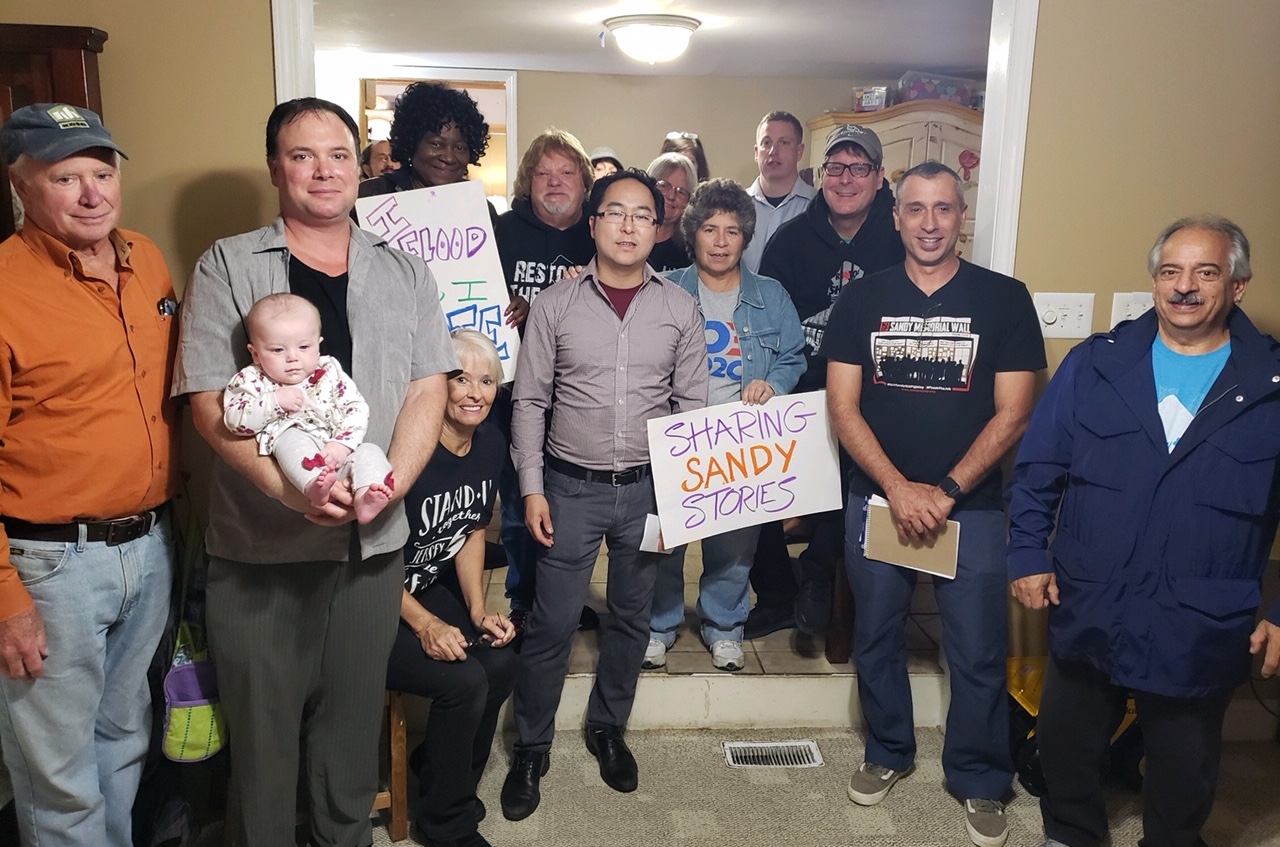 Sandy Survivors Gather on the 7th anniversary with Rep. Kim