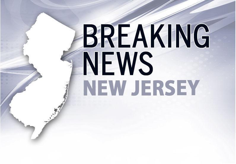 breaking news New Jersey (sillouette of state outline)