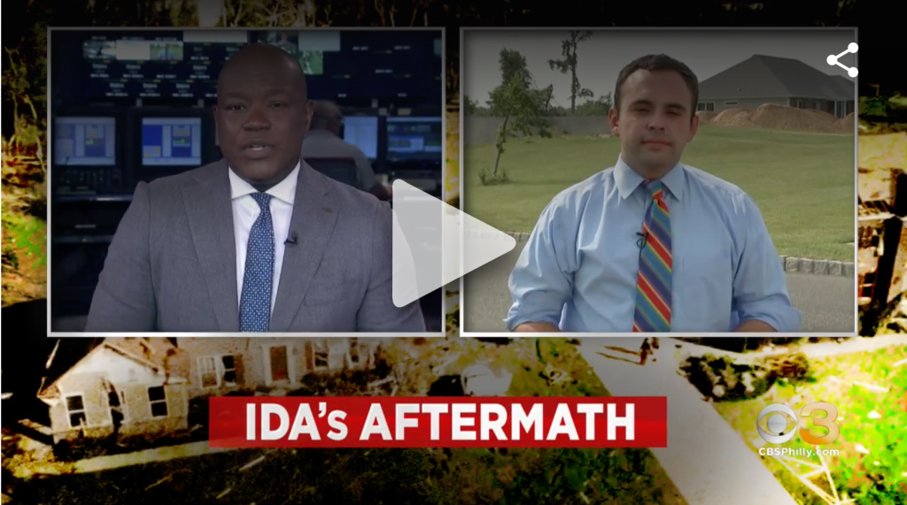 CBS3 Philly News Coverage of Ida Aftermath