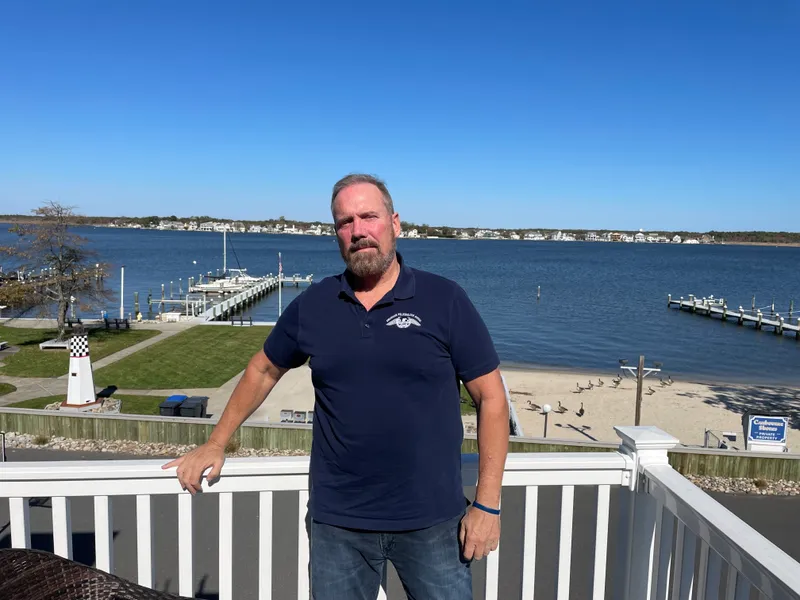 Doug Quinn at his home in Toms River.