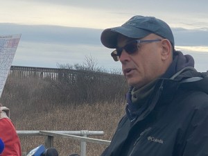 Man at shore concerned over whale deaths