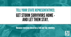 tell your state representatives - get storm survivors home and let them stay