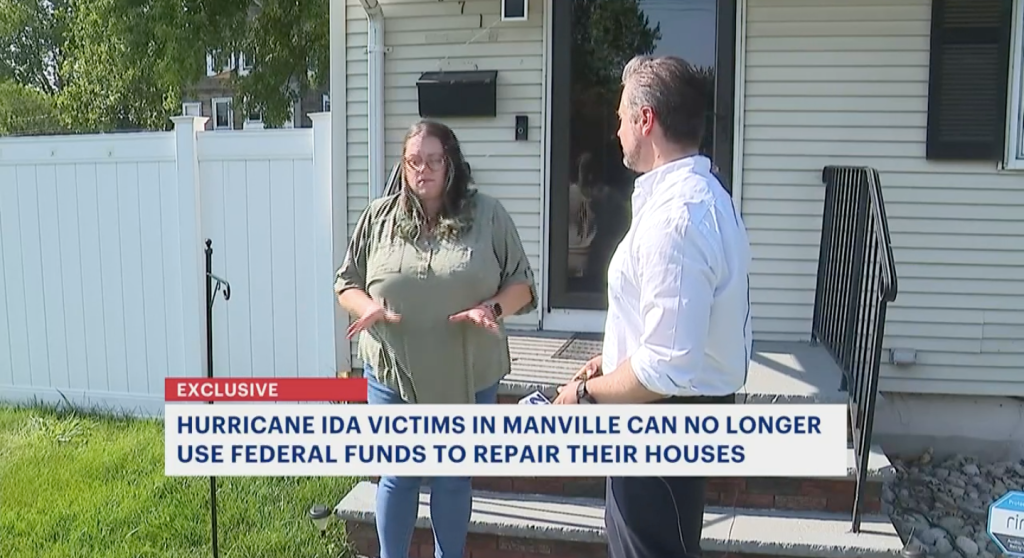 Manville residents in flood zones